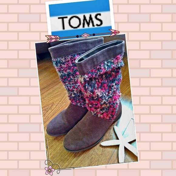 Toms Shoes - TOMS SUEDE SERRA SLOUCH BOOT